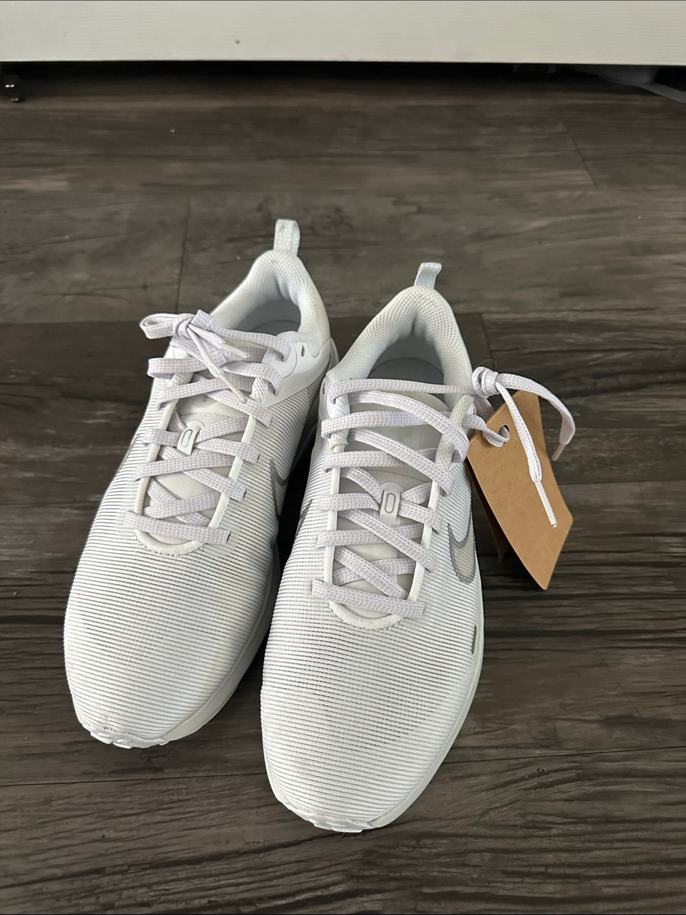 Nike White Low-Profile Mesh Training Shoes